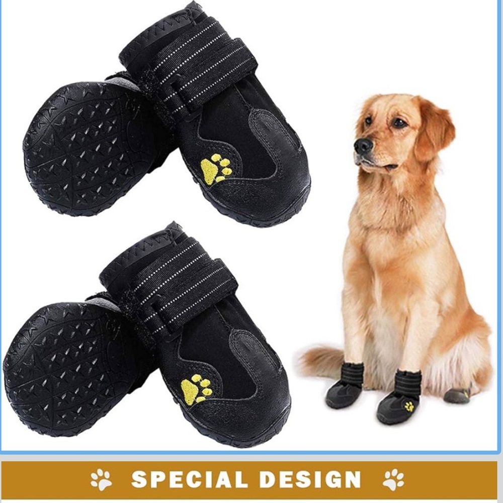 Black Dog Boots with Paw Print NWT 🐾